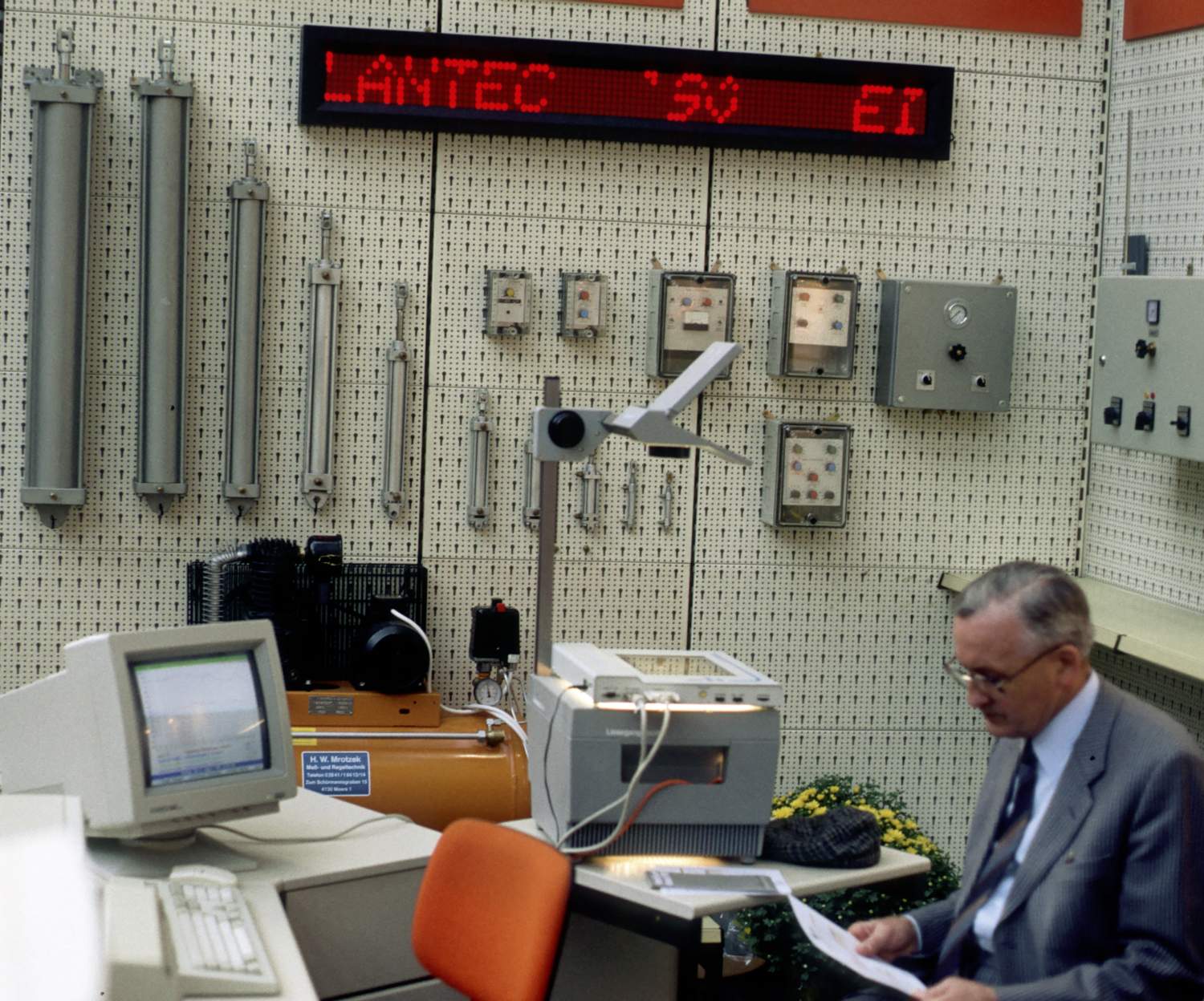 Plantec 1990 Ausstellungsstand MROTZEK